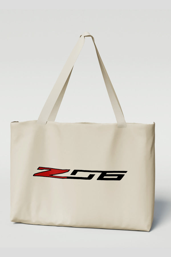 Corvette C7 Z06 Canvas Tote Bag