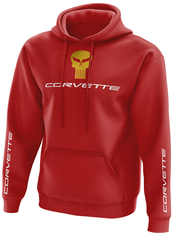 Corvette Racing C5 Jake Skull Pullover Hoodie