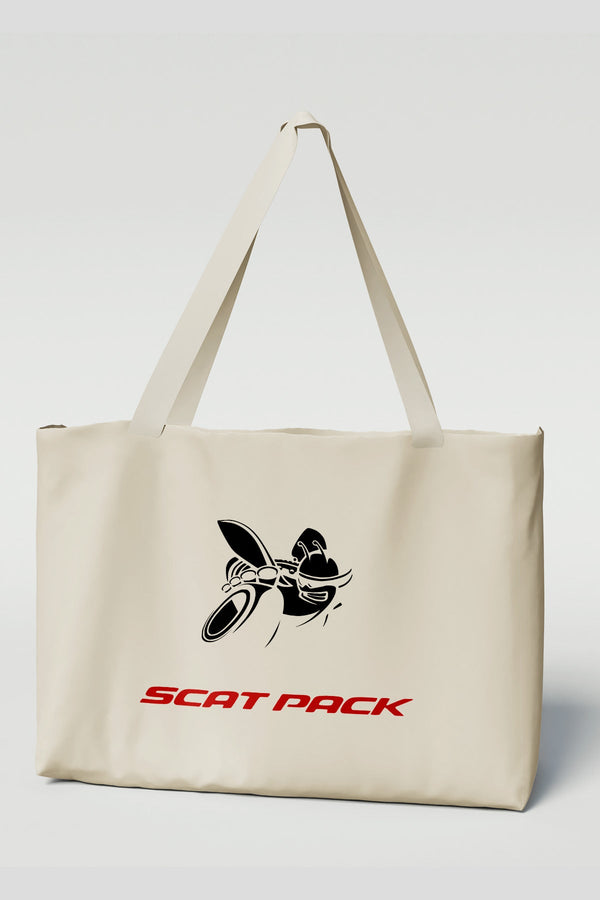 Dodge Scat Pack Logo Canvas Tote Bag
