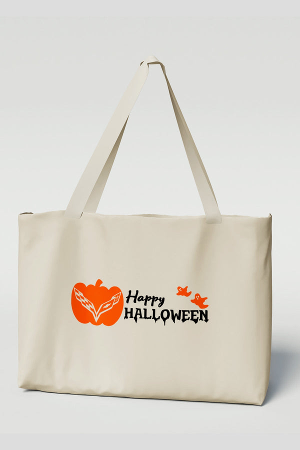 Halloween Chevrolet Corvette C7 Canvas Tote Bag