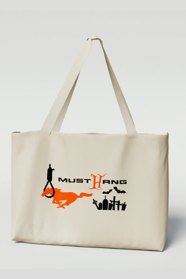 Halloween Ford Mustang Canvas Tote Bag