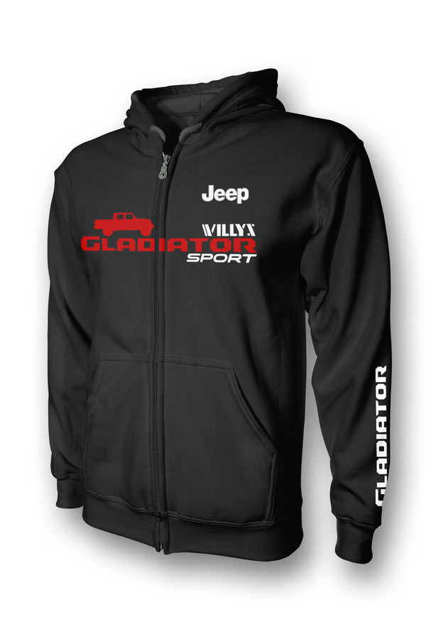 Jeep Gladiator Willys Sport Full-Zip Hoodie