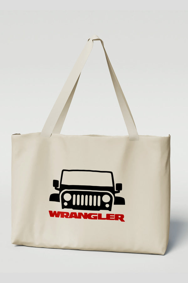 Jeep Wrangler Canvas Tote Bag