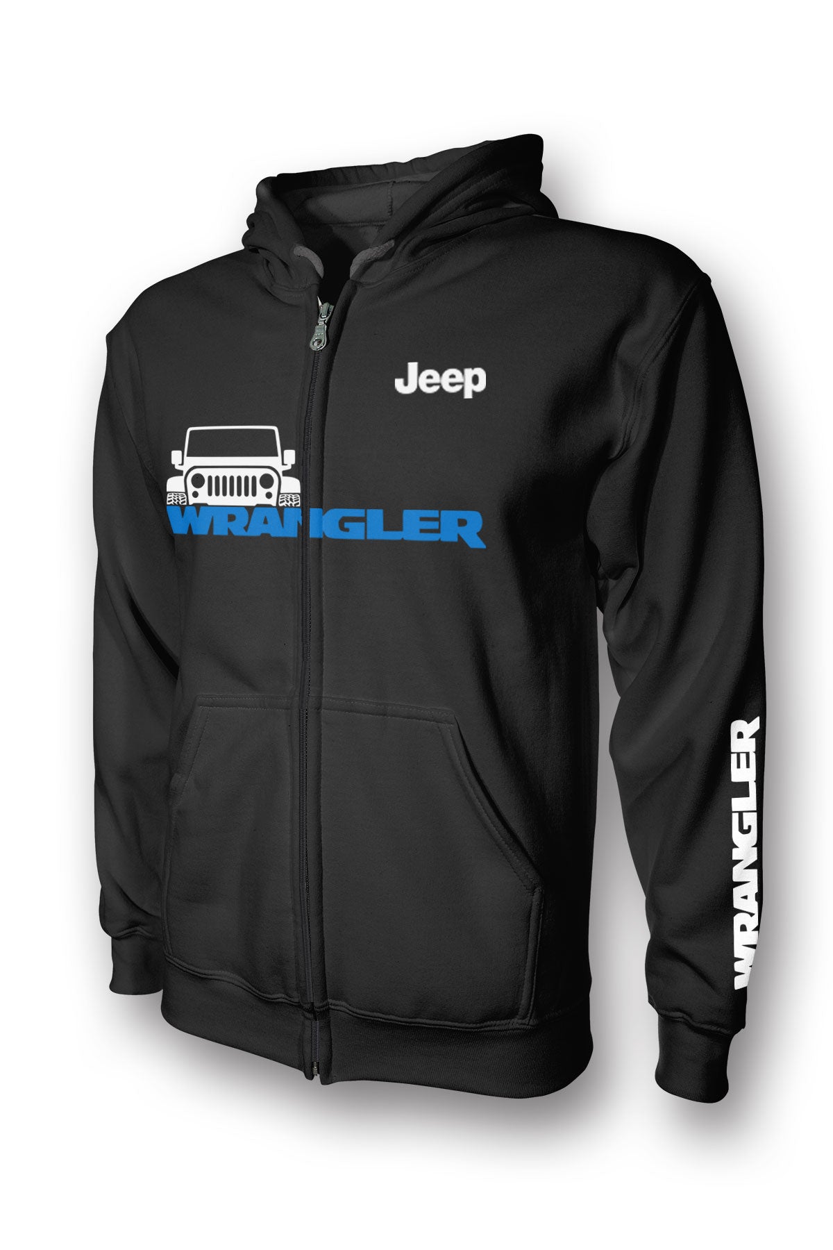 Jeep Wrangler Silhouette Full-Zip Hoodie – ZEUS