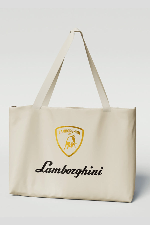 Lamborghini Logo Canvas Tote Bag