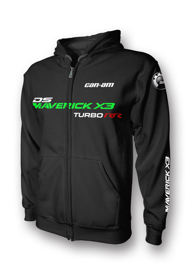 Brp Can-Am Maverick X3 Ds Turbo RR Full Zip Hoodie