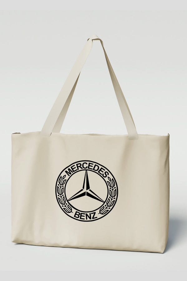 Mercedes-Benz Classic Logo Canvas Tote Bag
