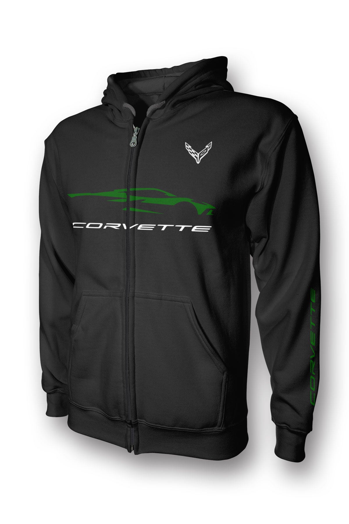 Corvette store zippered hoodie