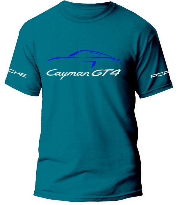 Porsche Cayman Gt4 Crewneck T-shirt