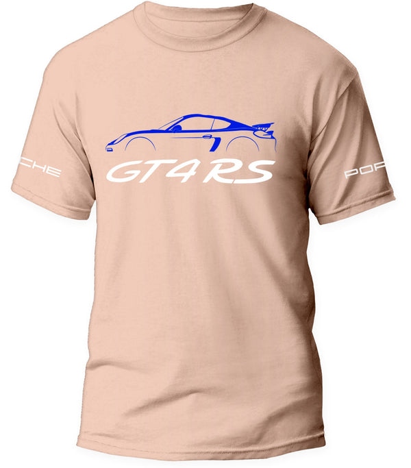 Porsche 718 Cayman Gt4 Rs Crewneck T-shirt