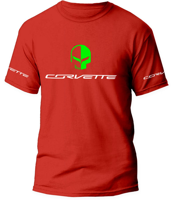 Corvette C7 Jake Skull Crewneck T-shirt