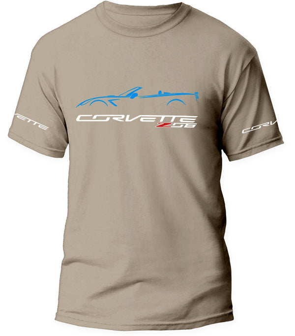Corvette C7 Z06 Convertible Crewneck T-shirt